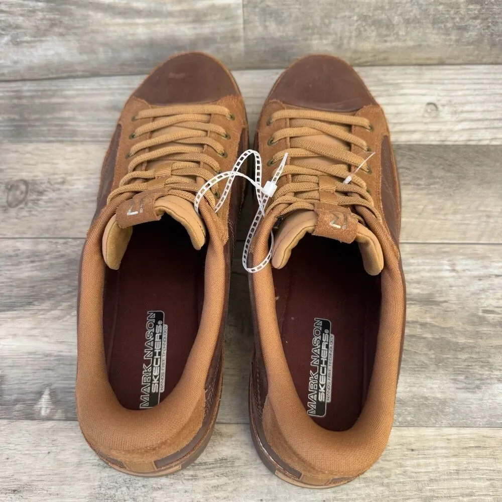 Skechers Mark Nason Classic Cup Kayson Mens 12 Brown Leather Slip Ins